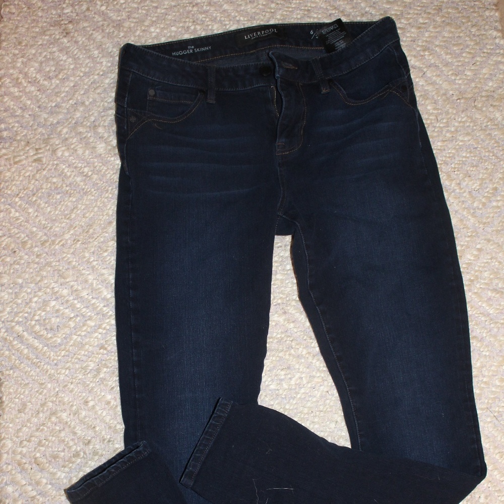 Liverpool Dark Wash Skinny Jeans